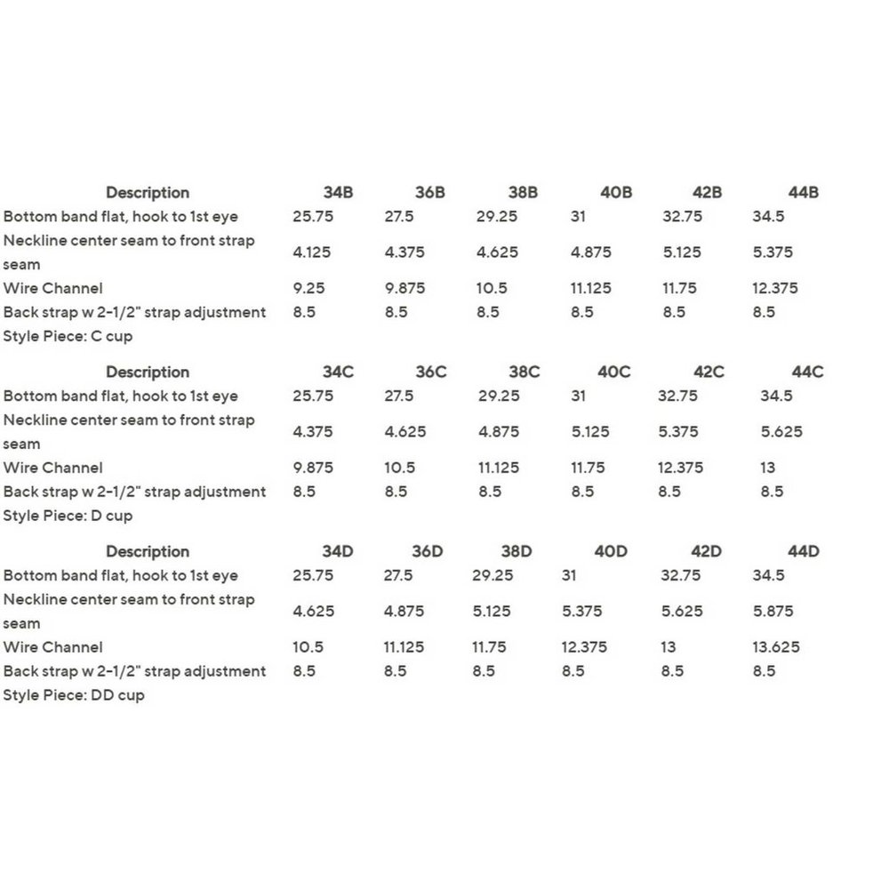 Breezies Underwire Solid Support Bra 42d - image 3